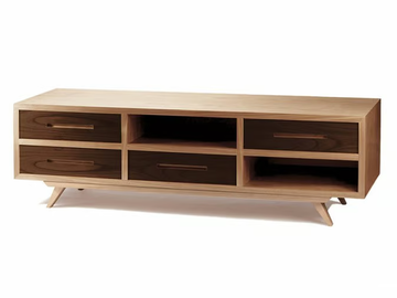 SPACE - Wooden TV cabinet with drawers by Mambo Unlimited Ideas - view 3